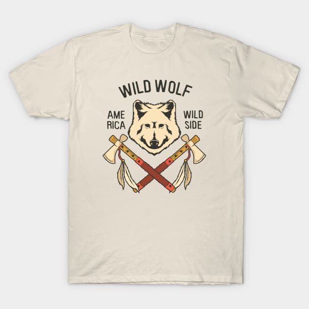 Wild Wolf T-Shirt by Wintrly